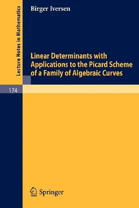 Linear Determinants with Applications to the Picard Scheme of a Family of Algebraic Curves