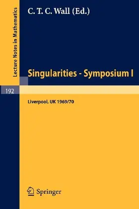 Proceedings of Liverpool Singularities - Symposium I. (University of Liverpool 1969/70)