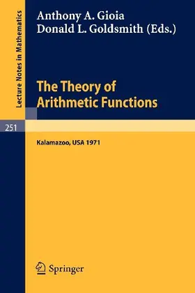 The Theory of Arithmetic Functions