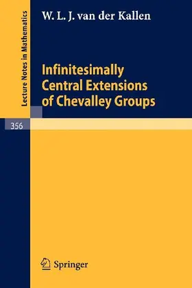 Infinitesimally Central Extensions of Chevalley Groups