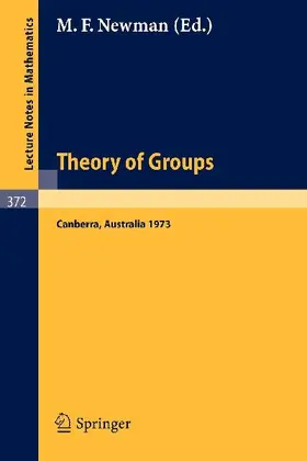 Proceedings of the Second International Conference on the Theory of Groups