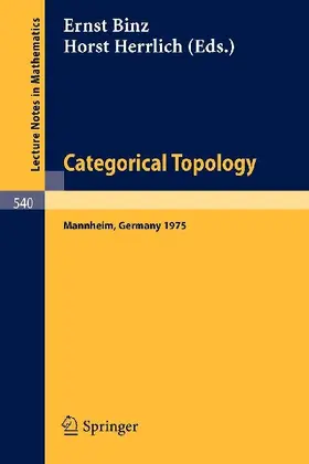 Categorical Topology