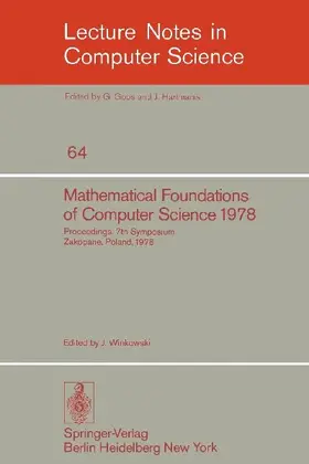 Mathematical Foundations of Computer Science 1978