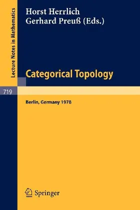 Categorical Topology