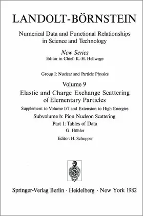 Tables of Data / Tabellen der Daten