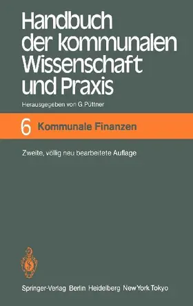 Handbuch der kommunalen Wissenschaft und Praxis