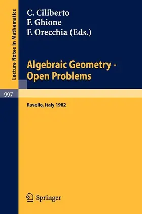 Algebraic Geometry - Open Problems