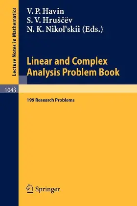 Linear und Complex Analysis Problem Book