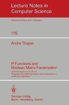P-Functions and Boolean Matrix Factorization