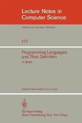 Programming Languages and their Definition