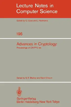 Advances in Cryptology