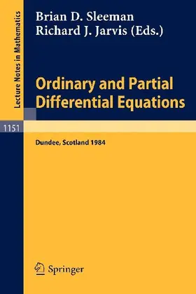 Ordinary and Partial Differential Equations
