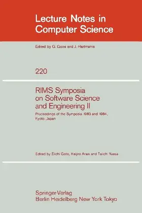 RIMS Symposium on Software Science and Engineering II