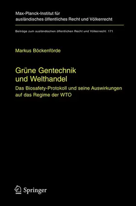 Grüne Gentechnik und Welthandel