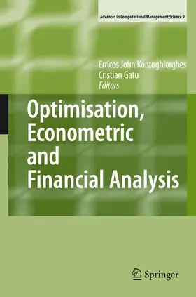Optimisation, Econometric and Financial Analysis