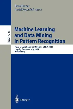 Machine Learning and Data Mining in Pattern Recognition