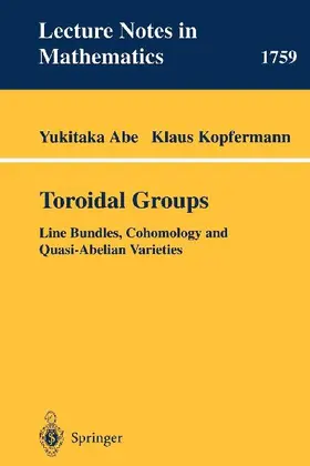 Toroidal Groups
