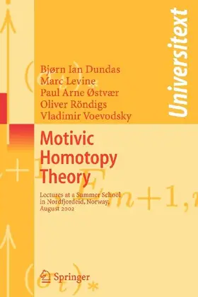 Motivic Homotopy Theory