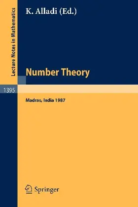 Number Theory, Madras 1987
