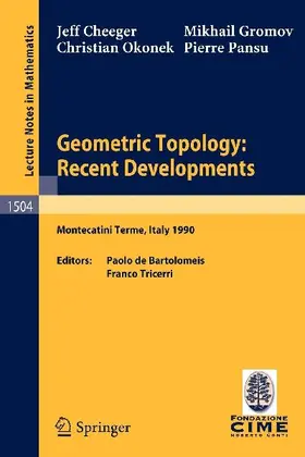 Geometric Topology: Recent Developments