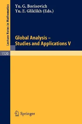 Global Analysis - Studies and Applications V