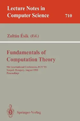 Fundamentals of Computation Theory