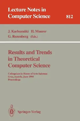 Results and Trends in Theoretical Computer Science