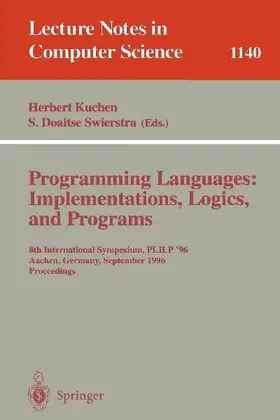 Programming Languages: Implementations, Logics, and Programs