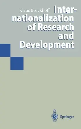 Internationalization of Research and Development