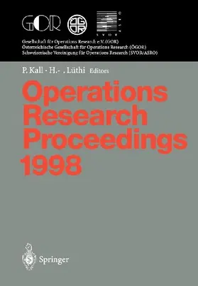 Operations Research Proceedings 1998