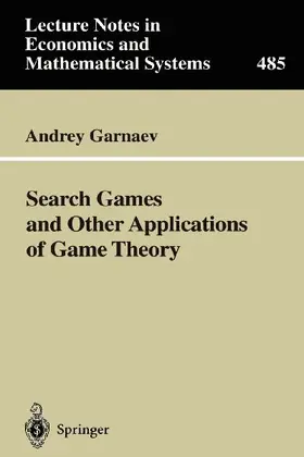 Search Games and Other Applications of Game Theory