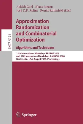 Approximation, Randomization and Combinatorial Optimization. Algorithms and Techniques
