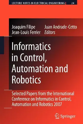 Informatics in Control, Automation and Robotics
