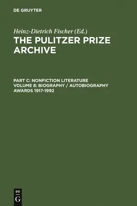 Biography / Autobiography Awards 1917-1992