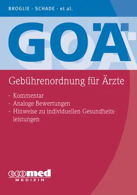 GOÄ (Gebührenordnung für Ärzte)