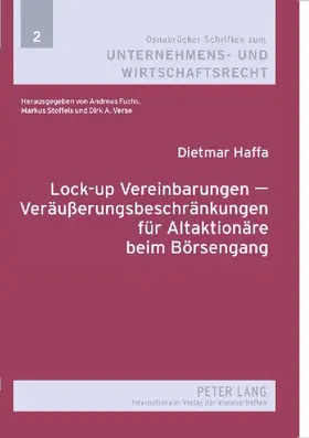 Lock-up Vereinbarungen - Veräußerungsbeschränkungen für Altaktionäre beim Börsengang