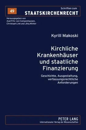 Kirchliche Krankenhäuser und staatliche Finanzierung