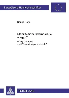 Mehr Aktionärsdemokratie wagen?