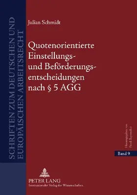 Quotenorientierte Einstellungs- und Beförderungsentscheidungen nach § 5 AGG