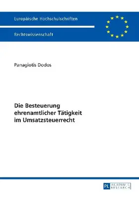 Die Besteuerung ehrenamtlicher Tätigkeit im Umsatzsteuerrecht