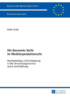 Die Benannte Stelle im Medizinprodukterecht