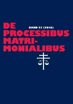 De processibus matrimonialibus