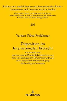 Disposition im Internationalen Erbrecht