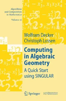 Computing in Algebraic Geometry