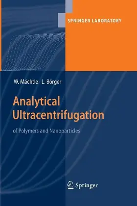 Analytical Ultracentrifugation of Polymers and Nanoparticles