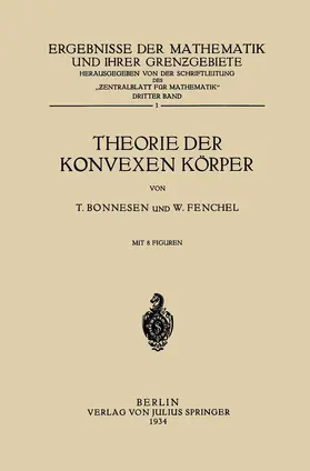 Theorie der Konvexen Körper