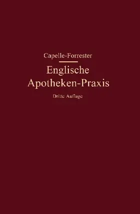 Englische Apotheken-Praxis