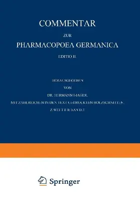 Commentar zur Pharmacopoea Germanica