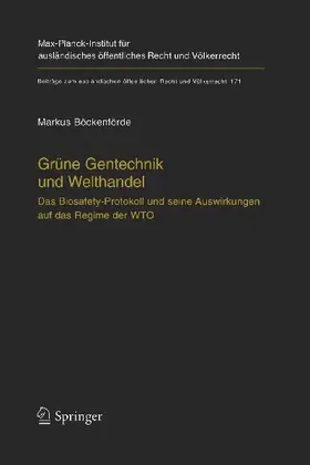 Grüne Gentechnik und Welthandel