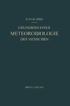 Grundriss Einer Meteorobiologie des Menschen